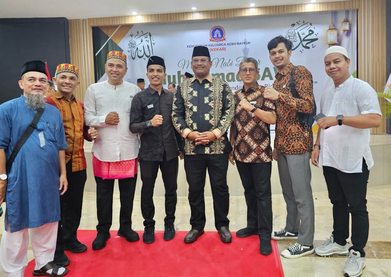 KEKAR Rayakan Maulid Nabi SAW 1445 H dan Peusijuek PJ Gubernur Bangka Belitung di Jakarta