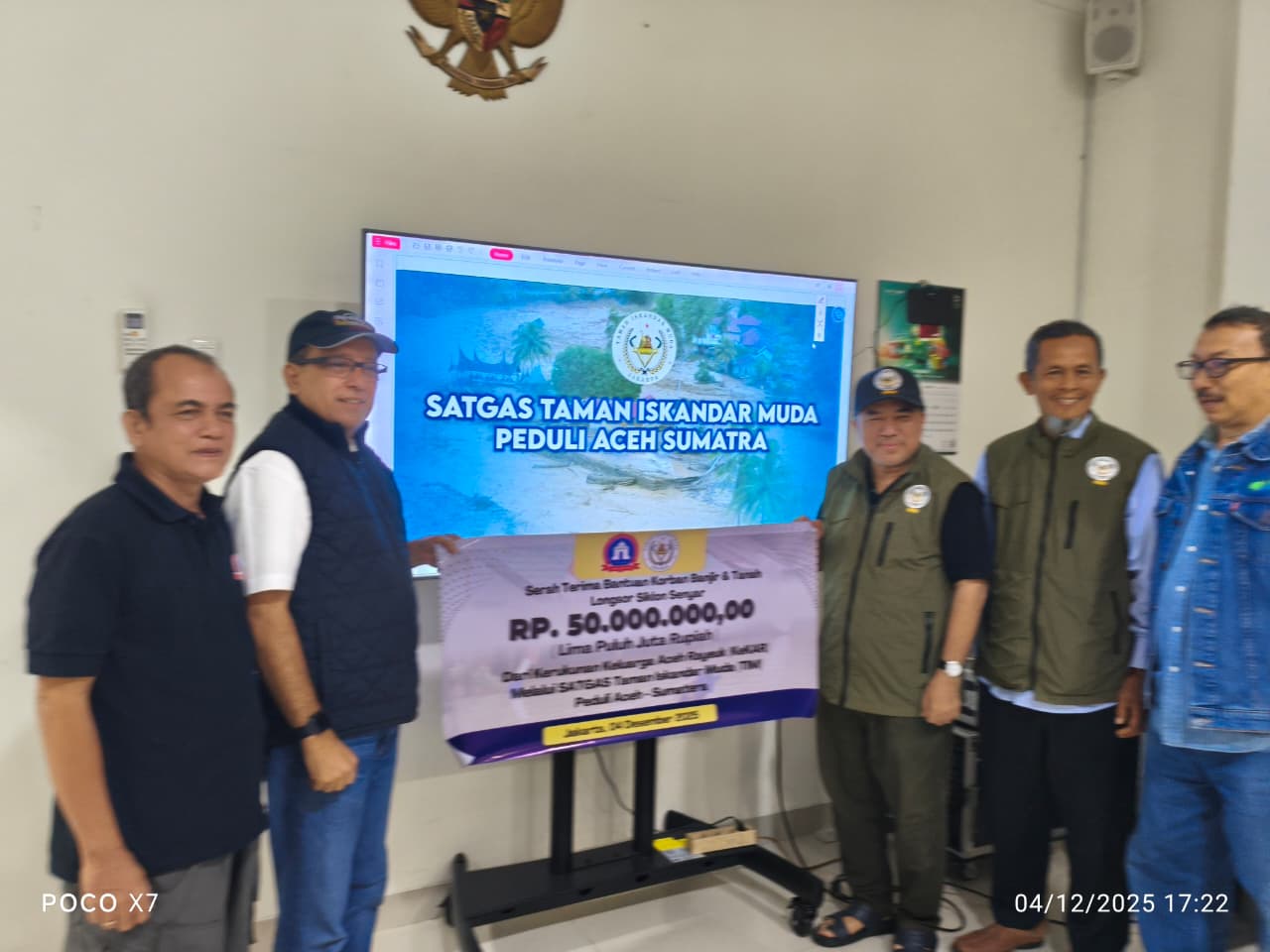 KeKAR Salurkan Bantuan Rp50 Juta untuk Korban Banjir & Longsor Siklon Senyar di Aceh